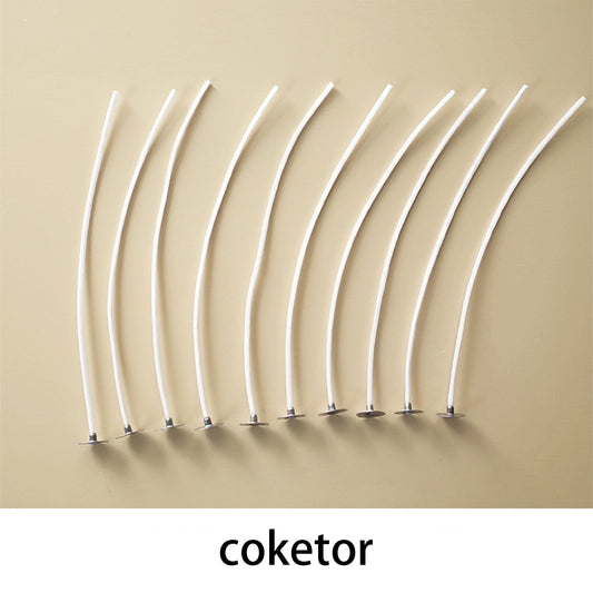Candle Wicks for DIY Aromatherapy - Smokeless Eco-Friendly Cotton & HTP Wicks for Handmade Candles Coketor