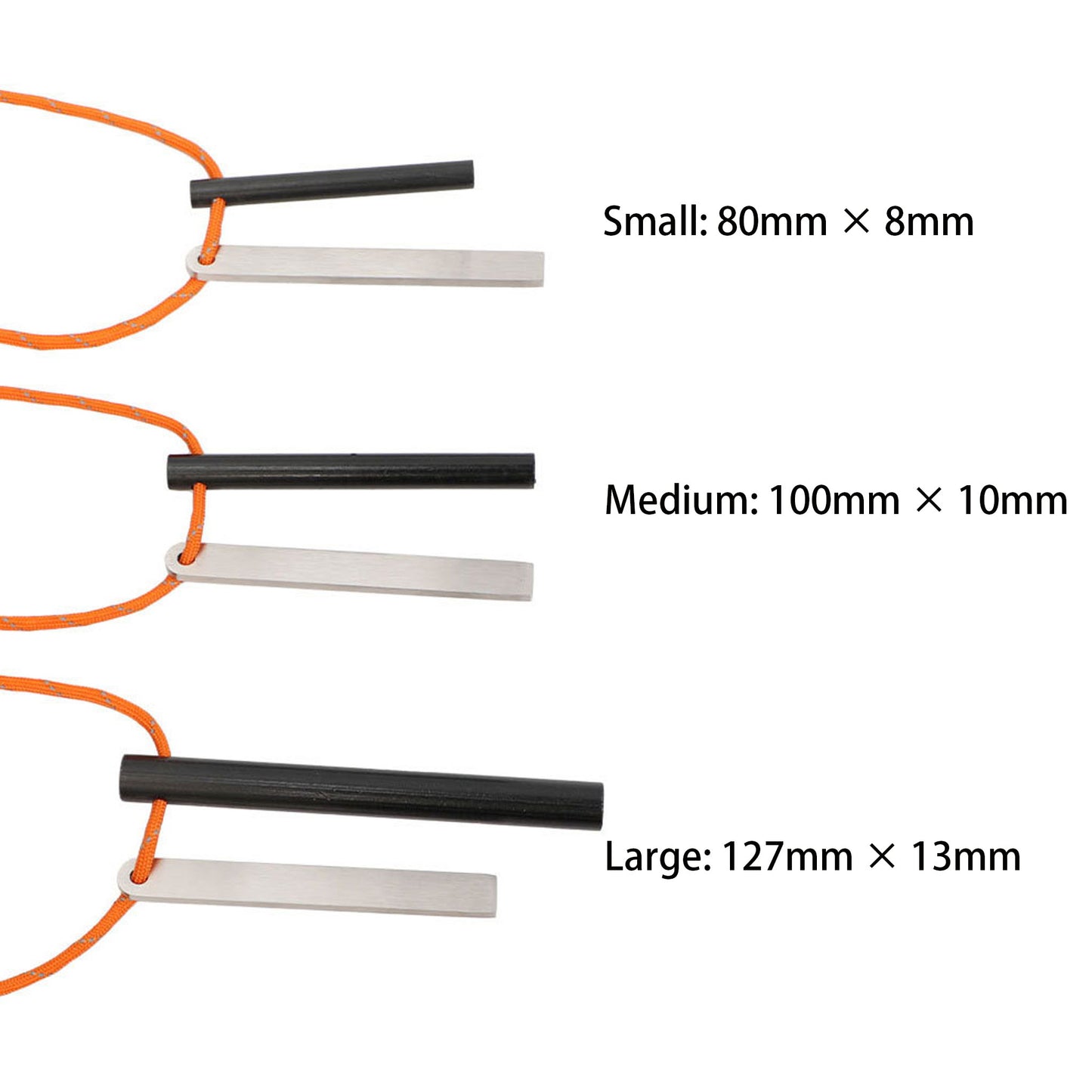 Outdoor Fire Starter - Magnesium Flint Rod with Scraper