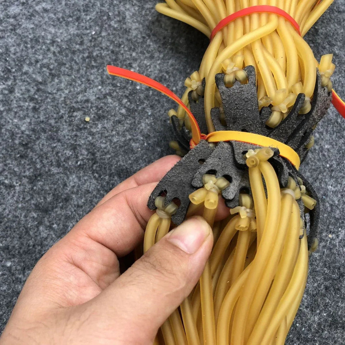 Traditional Slingshot Rubber Tubes 5-Pack - High Elasticity Latex Tubing (1636/2040/1842/1745) | Coketor - Coketor