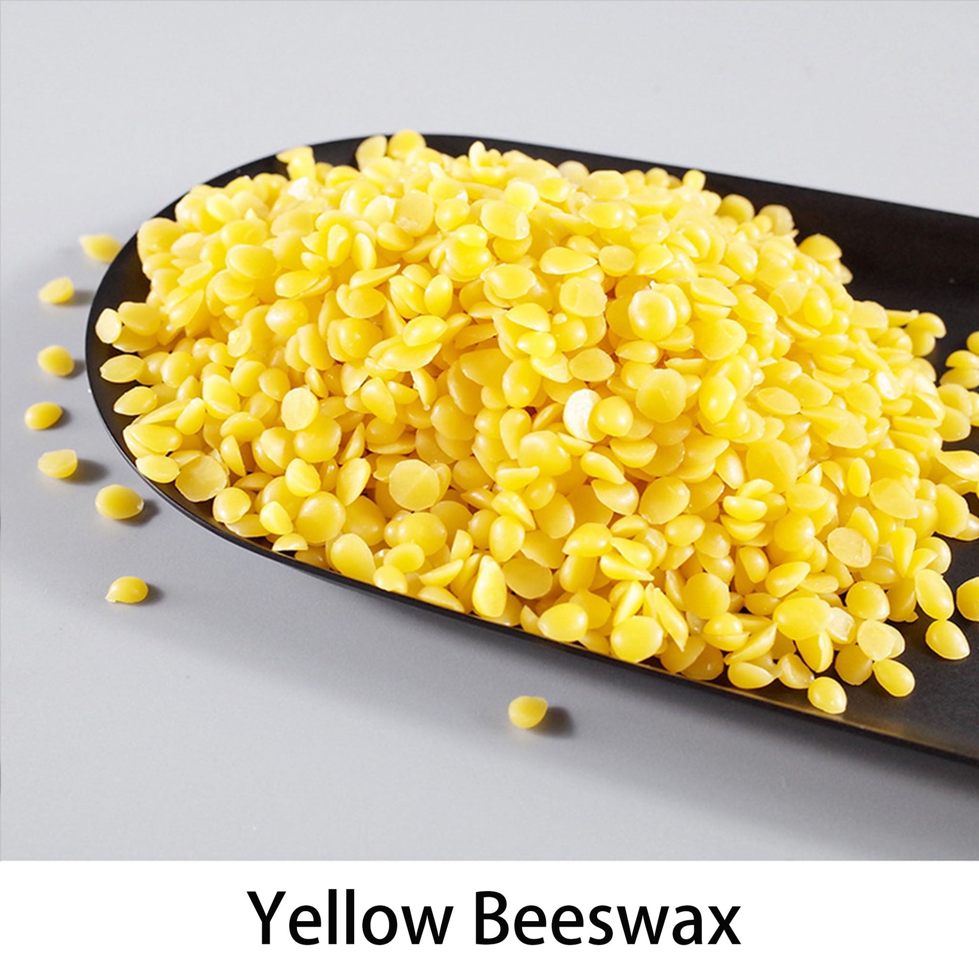 Yellow Beeswax - Premium Natural Candle Making Wax (500g) Coketor