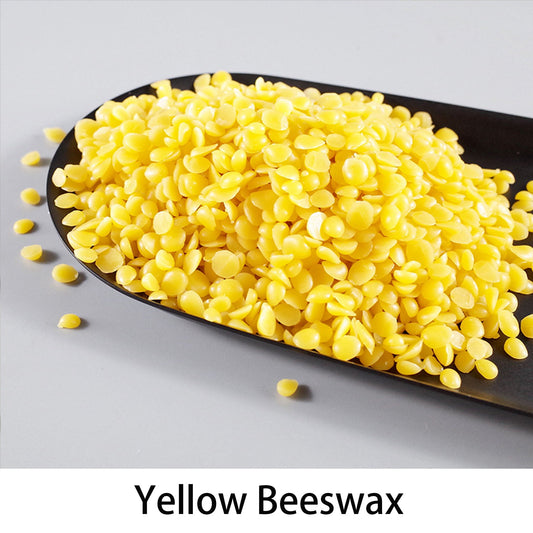 Yellow Beeswax - Premium Natural Candle Making Wax (500g) Coketor