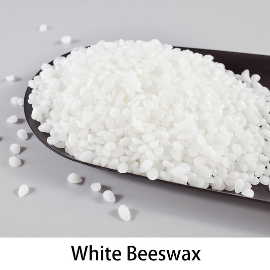White Beeswax - Premium Natural Candle Making Wax (500g) Coketor