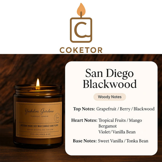 Coketor Premium Aromatherapy Candles - 13 Signature Scents Natural Soy Wax Candle Collection 100g/200g Coketor