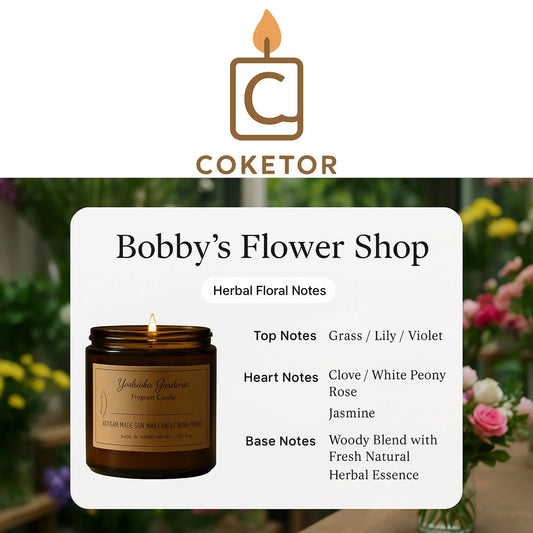 Coketor Premium Aromatherapy Candles - 13 Signature Scents Natural Soy Wax Candle Collection 100g/200g Coketor