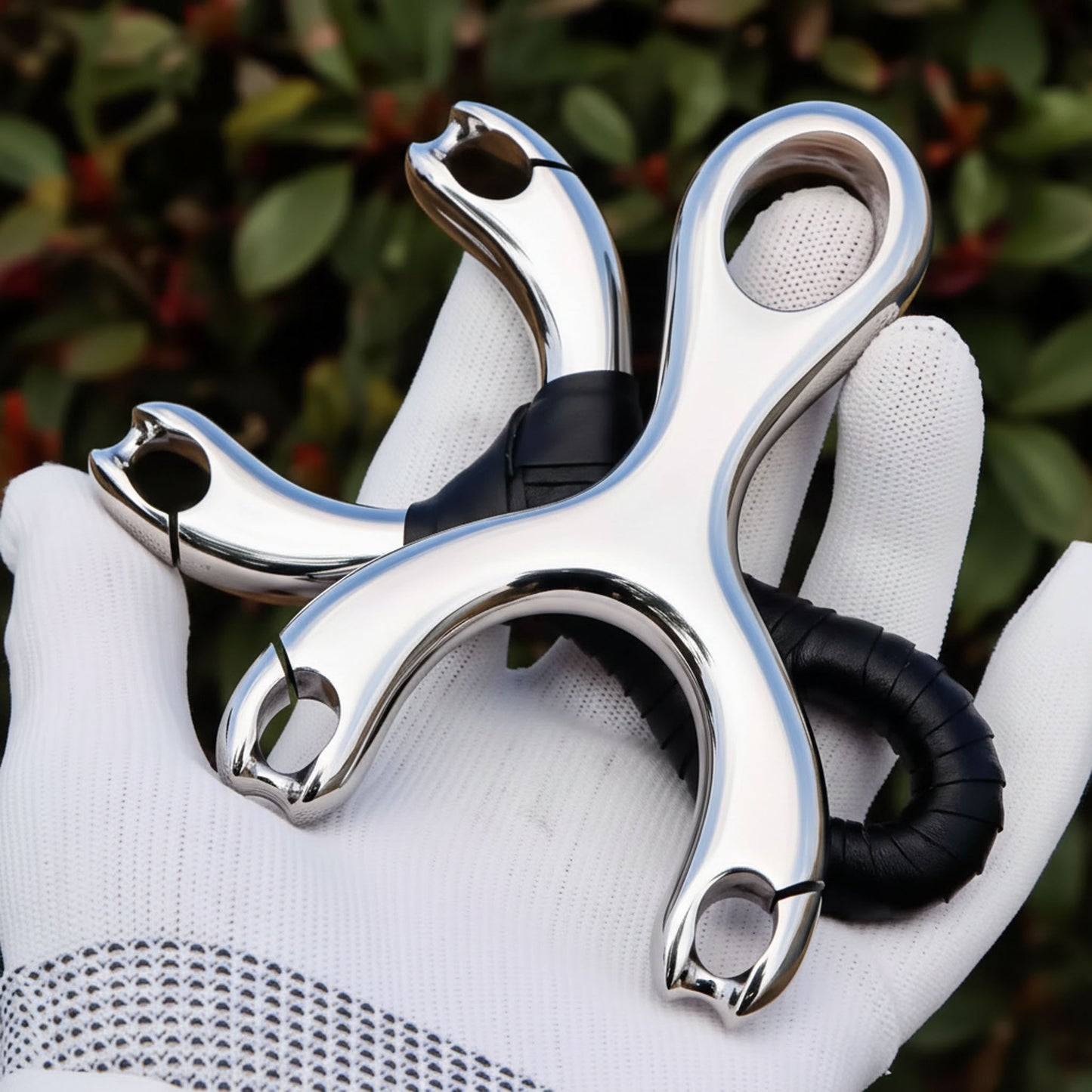 Coketor 630 Stainless Steel Slingshot - Steel Fork 2nd Gen Mirror Polish | Outdoor Sport
