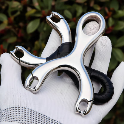 Coketor 630 Stainless Steel Slingshot - Steel Fork 2nd Gen Mirror Polish | Outdoor Sport