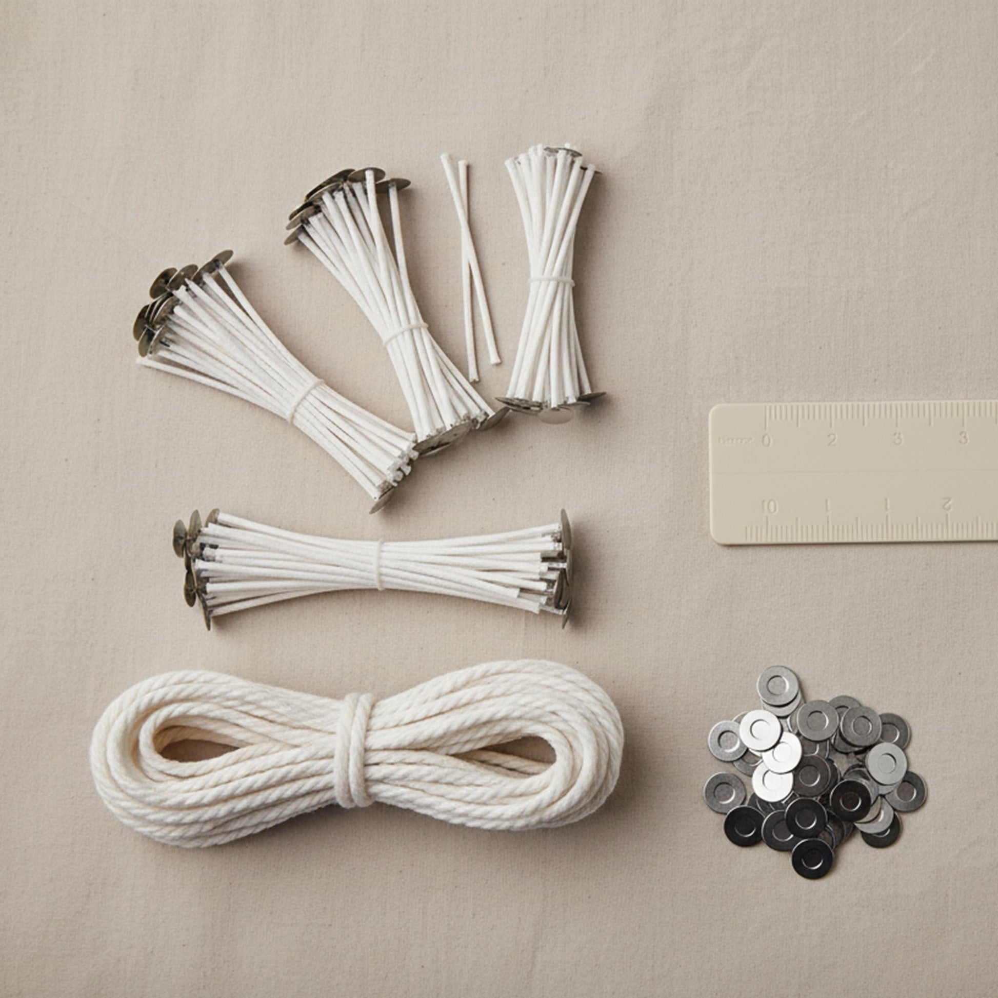 Candle Wicks for DIY Aromatherapy - Smokeless Eco-Friendly Cotton & HTP Wicks for Handmade Candles Coketor