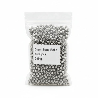 3mm Precision Steel Ball Ammunition - Pouch Slingshot Specialty (4500pcs/0.5kg) - Coketor