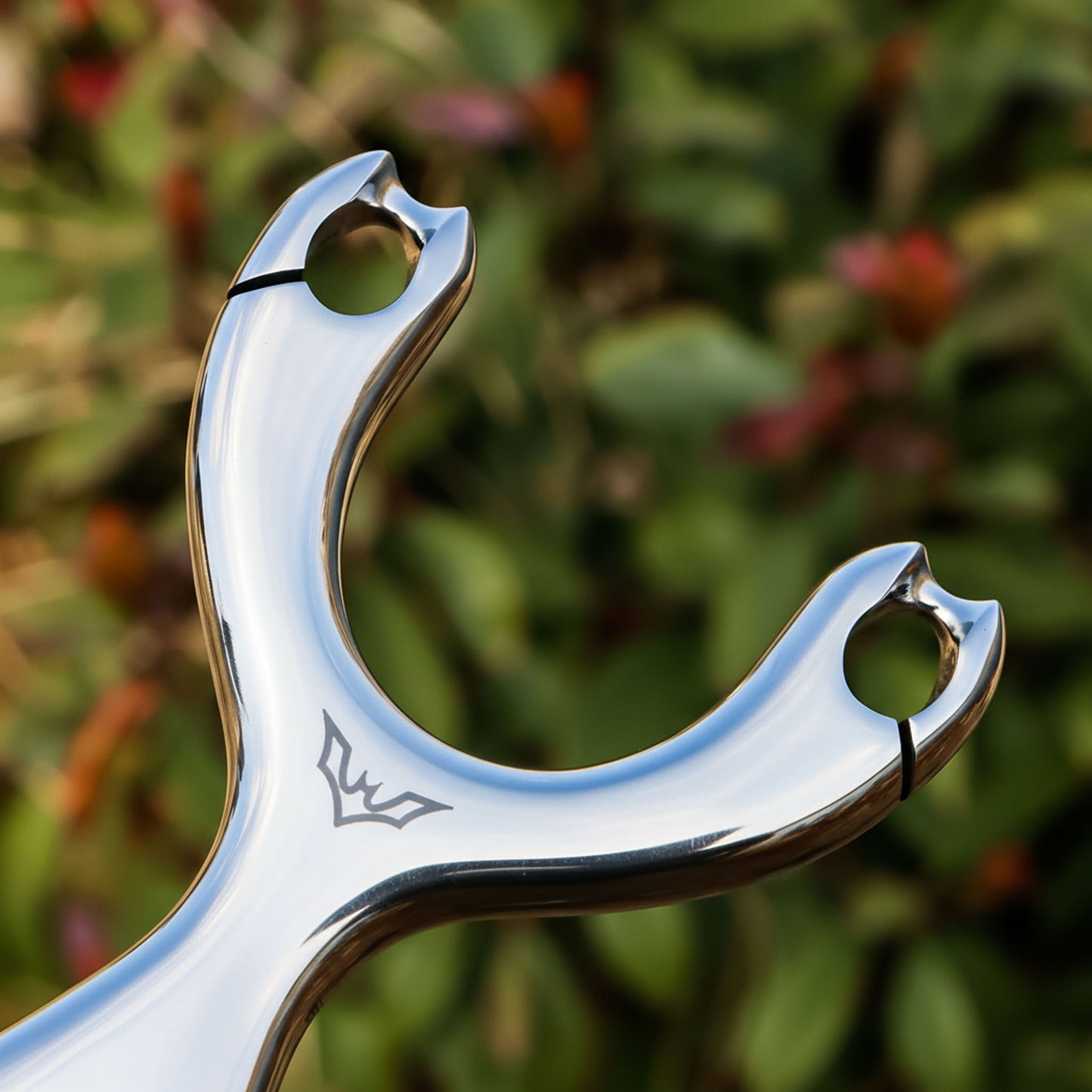 Coketor 630 Stainless Steel Slingshot - Steel Fork 2nd Gen Mirror Polish | Outdoor Sport