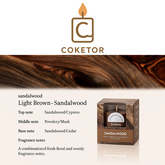 Premium Aromatherapy Candle Collection - 6 Signature Scents Coketor