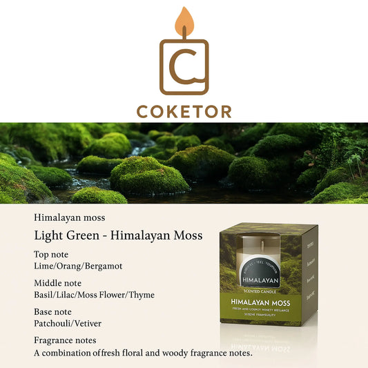 Premium Aromatherapy Candle Collection - 6 Signature Scents Coketor