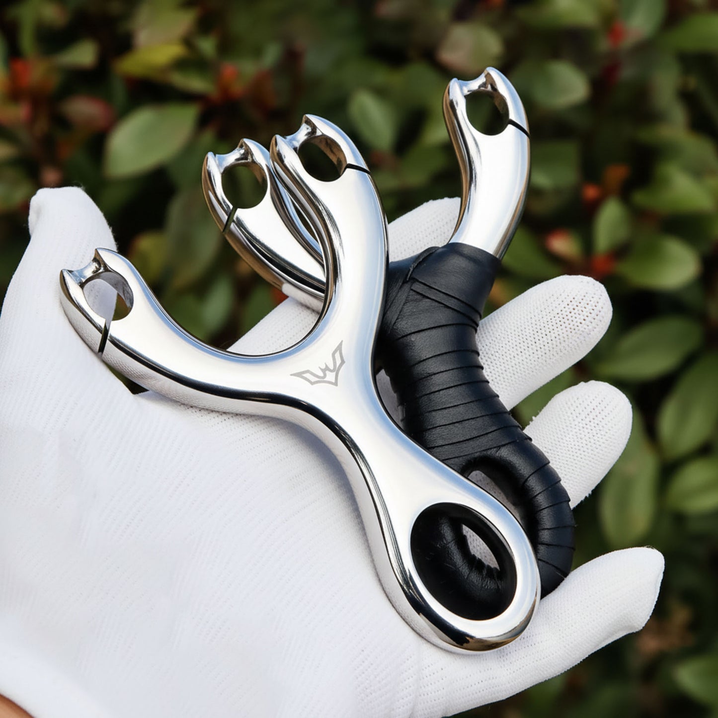 Coketor 630 Stainless Steel Slingshot - Steel Fork 2nd Gen Mirror Polish | Outdoor Sport