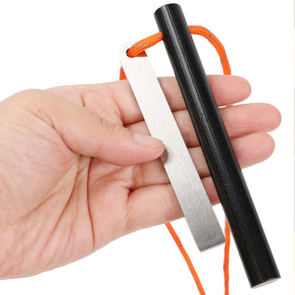 Outdoor Fire Starter - Magnesium Flint Rod with Scraper