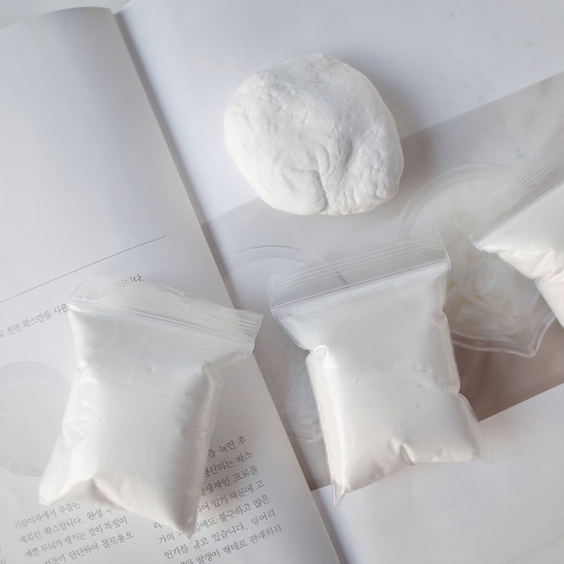 White Clay Sealing Wax - Ultra Light Clay for Candle Sealing Coketor