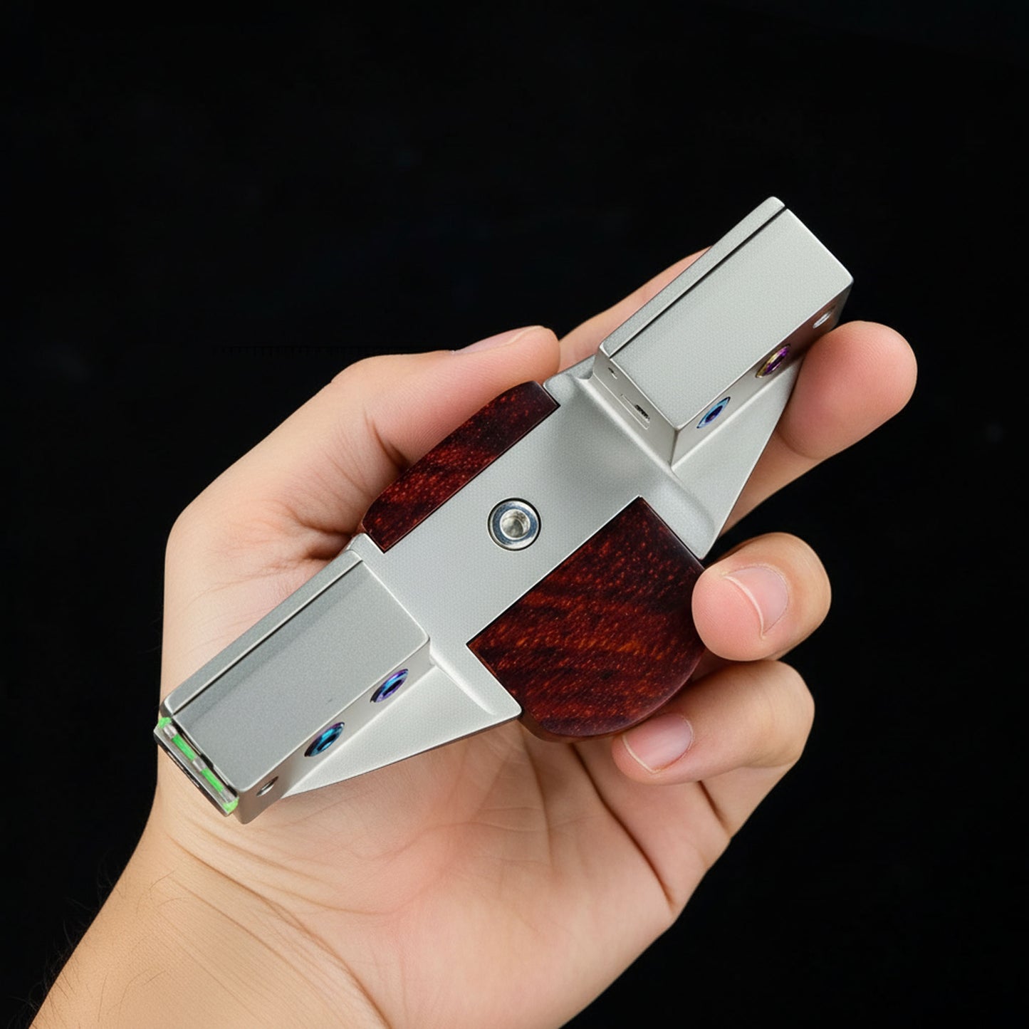 Coketor 9025 Daxiang 2nd Gen Single-Wire Clip Slingshot | Rosewood + 630 Steel | Outdoor Sport