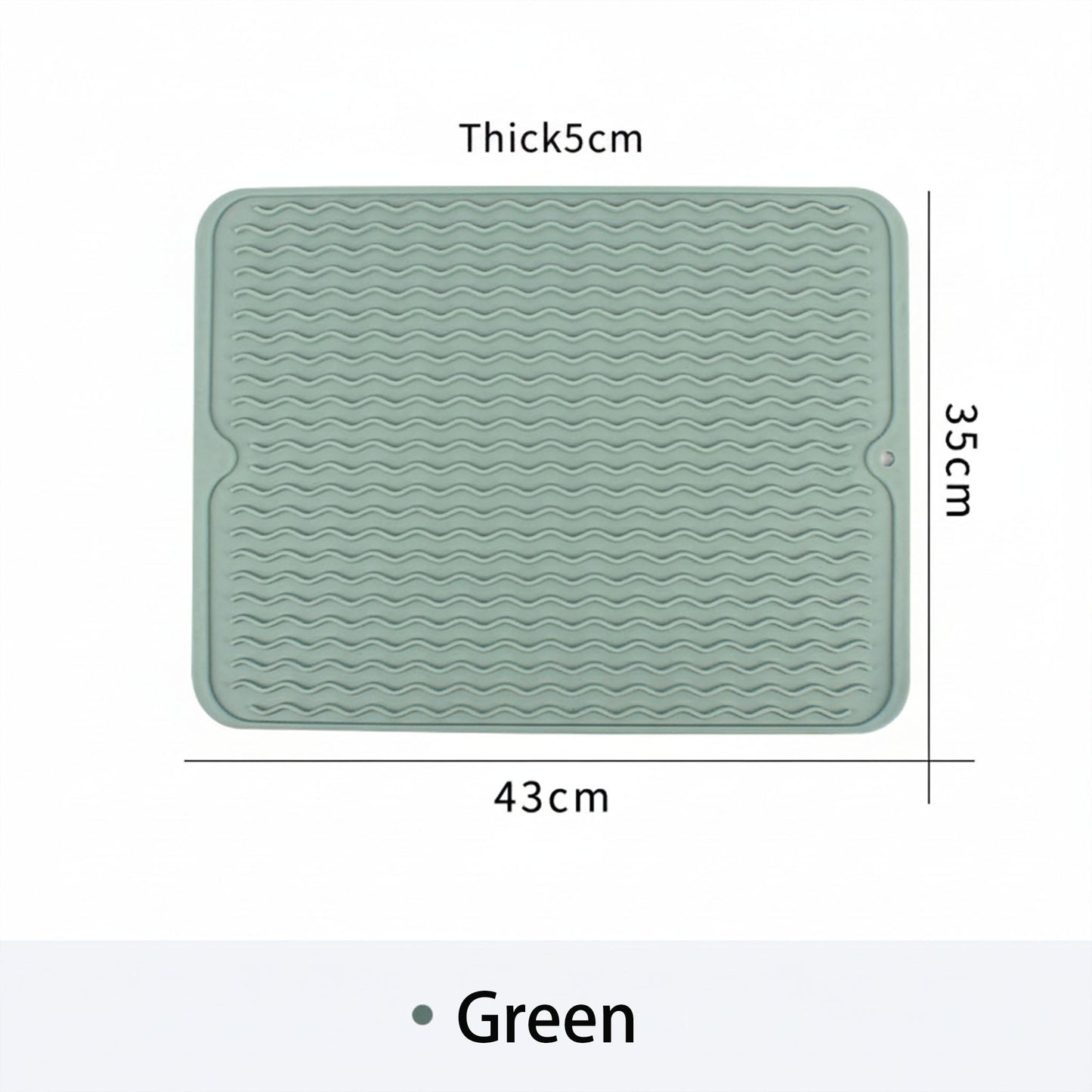 Silicone Heat Resistant Mat - 40x30cm Kitchen Trivet Coketor