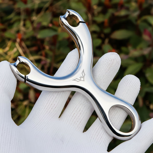 Coketor 630 Stainless Steel Slingshot - Steel Fork 2nd Gen Mirror Polish | Outdoor Sport