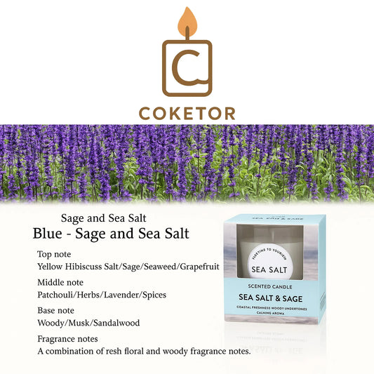 Premium Aromatherapy Candle Collection - 6 Signature Scents Coketor