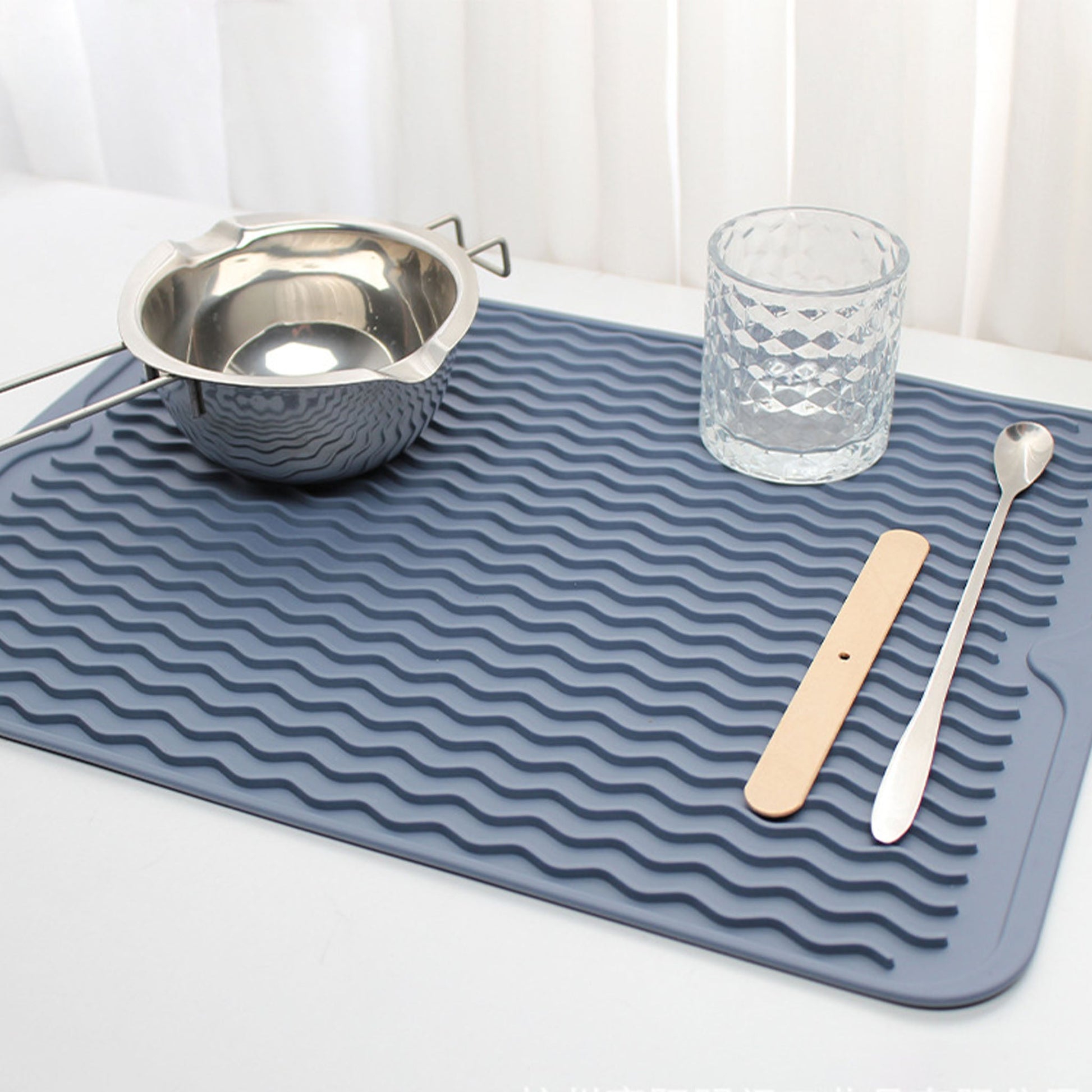 Silicone Heat Resistant Mat - 40x30cm Kitchen Trivet Coketor