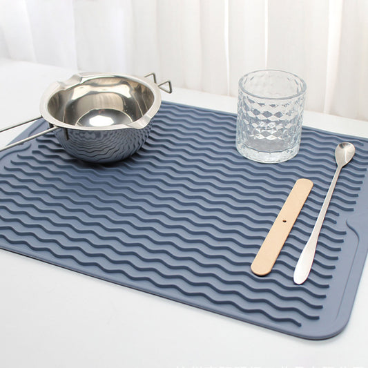 Silicone Heat Resistant Mat - 40x30cm Kitchen Trivet Coketor