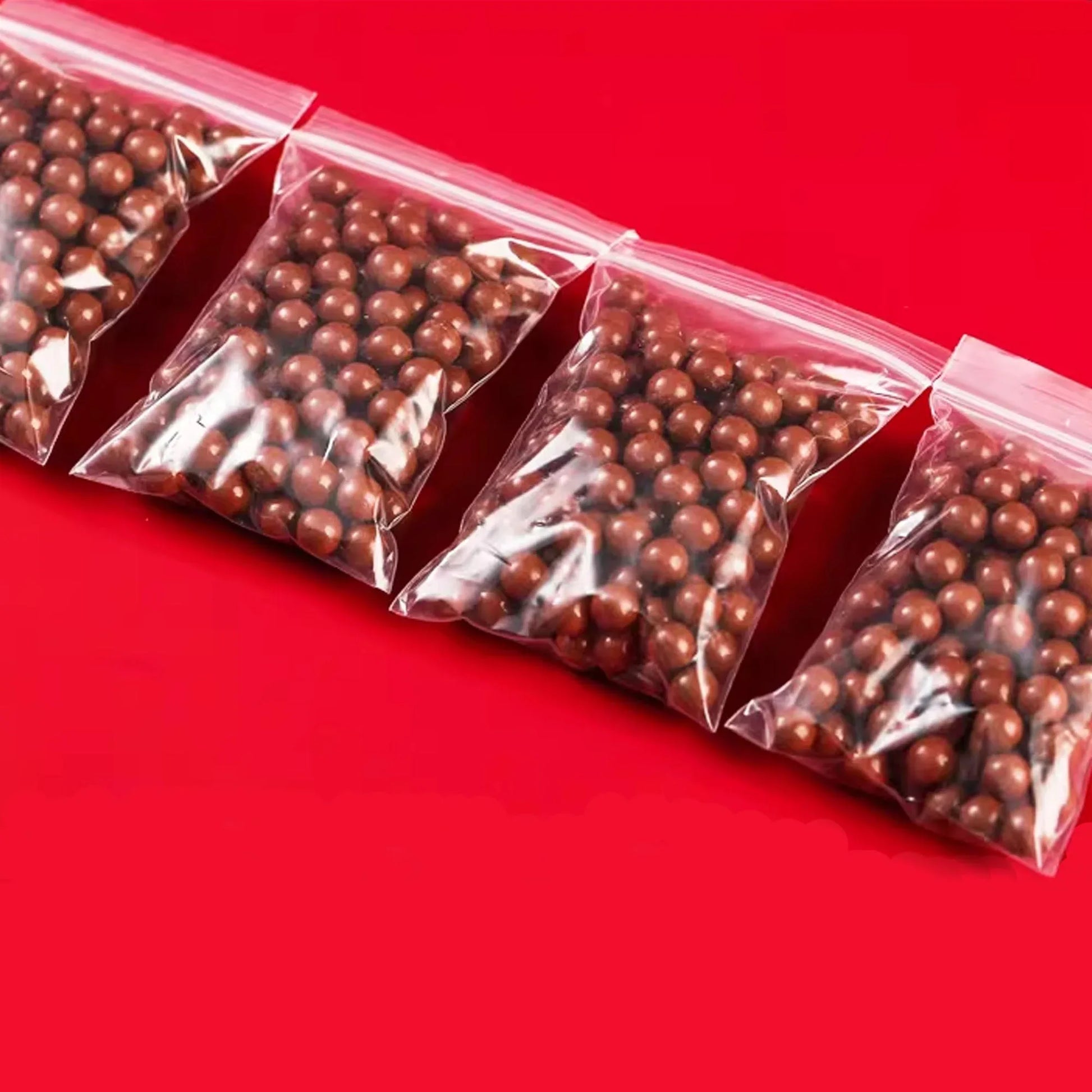 Coketor Solid Brown-Red Slingshot Clay Balls - Safe Competition Weighted Non-Fading Eco-Friendly Ammunition (8-9mm/10-11mm, 200pcs/bag) - Coketor