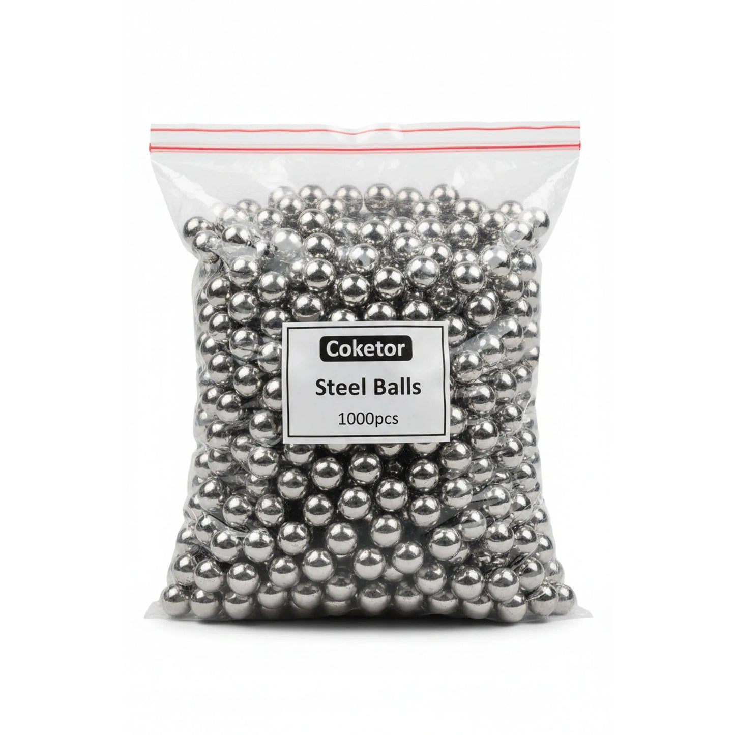 Premium Solid Steel Ball Ammunition - Choose Your Size (1000pcs/pack) - Coketor