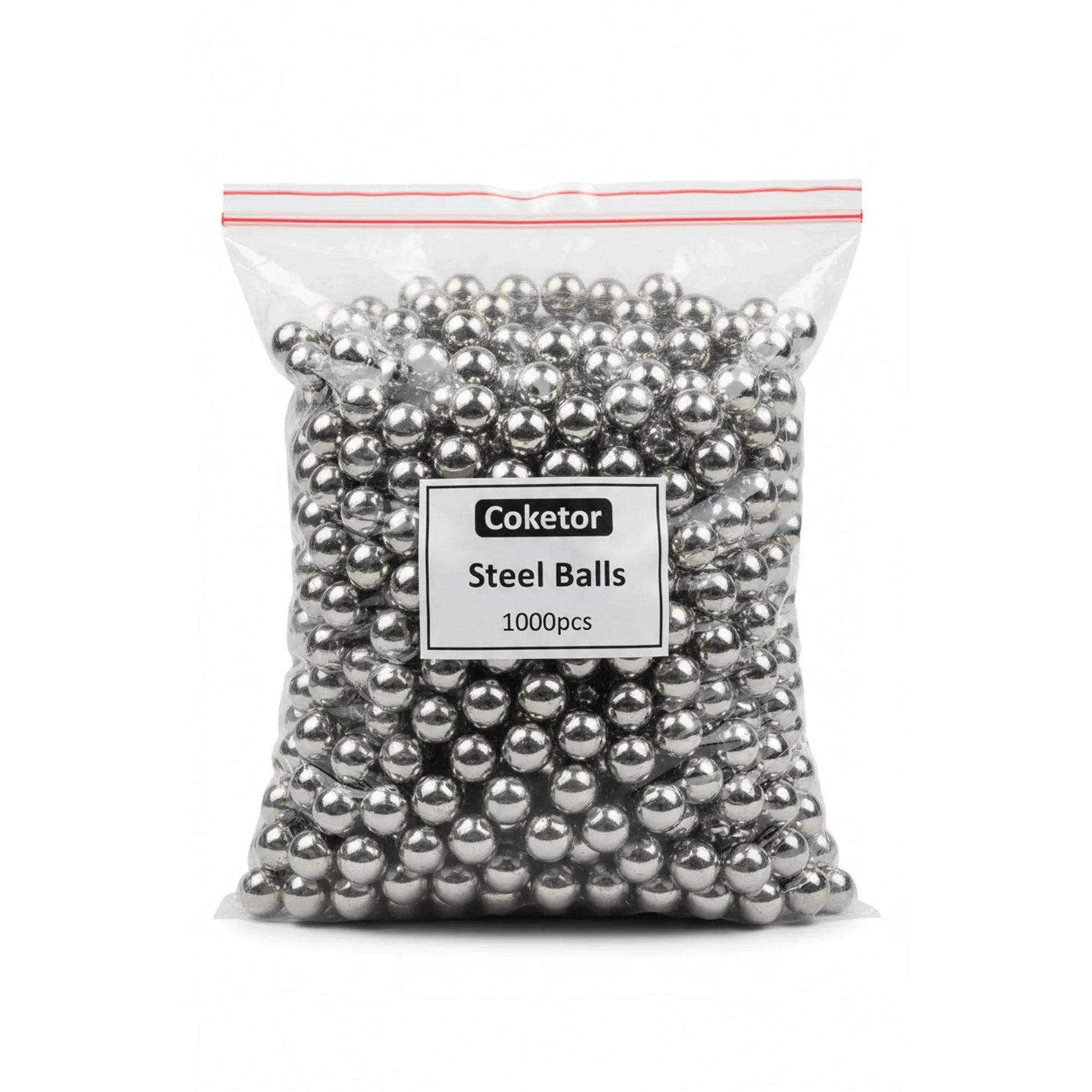 Premium Solid Steel Ball Ammunition - Choose Your Size (1000pcs/pack) - Coketor
