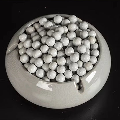 Coketor Solid White Slingshot Clay Balls - Safe Competition Weighted Non-Fading Eco-Friendly Ammunition (8-9mm/10-11mm, 200pcs/bag) - Coketor