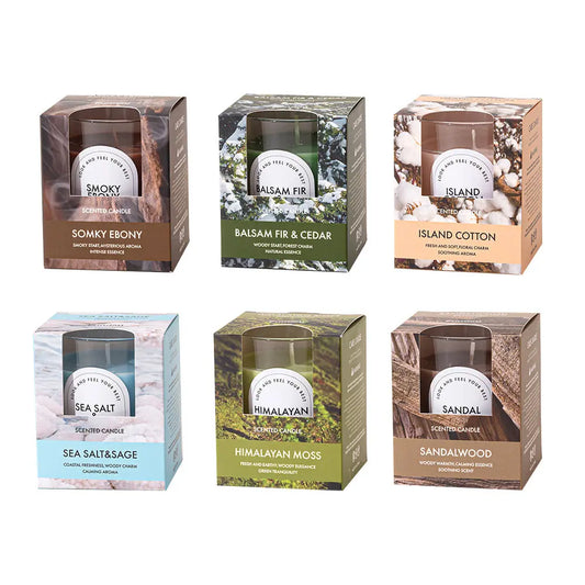 Premium Aromatherapy Candle Collection - 6 Signature Scents Coketor