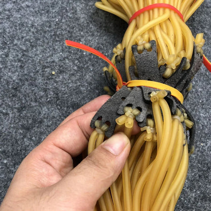 Traditional Slingshot Rubber Tubes 5-Pack - High Elasticity Latex Tubing (1636/2040/1842/1745) | Coketor - Coketor