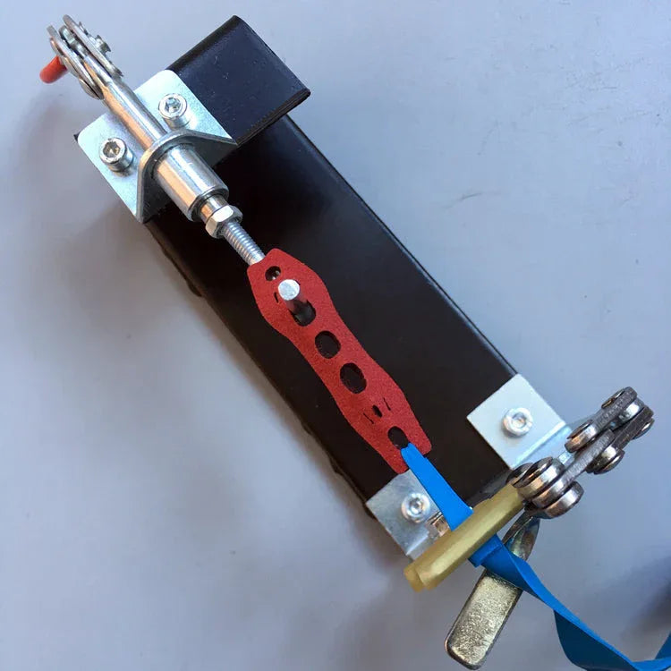 Coketor Slingshot Band Binding Tool - Desktop Figure-8 Buckle Ring Leather Binding Assistant - Coketor