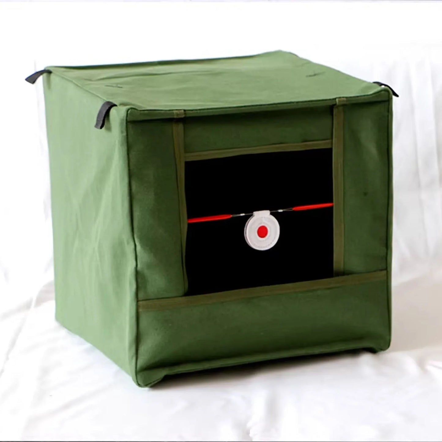 Coketor Foldable Slingshot Target Box - Thickened Canvas Backstop with Steel Ball Recovery System - Coketor