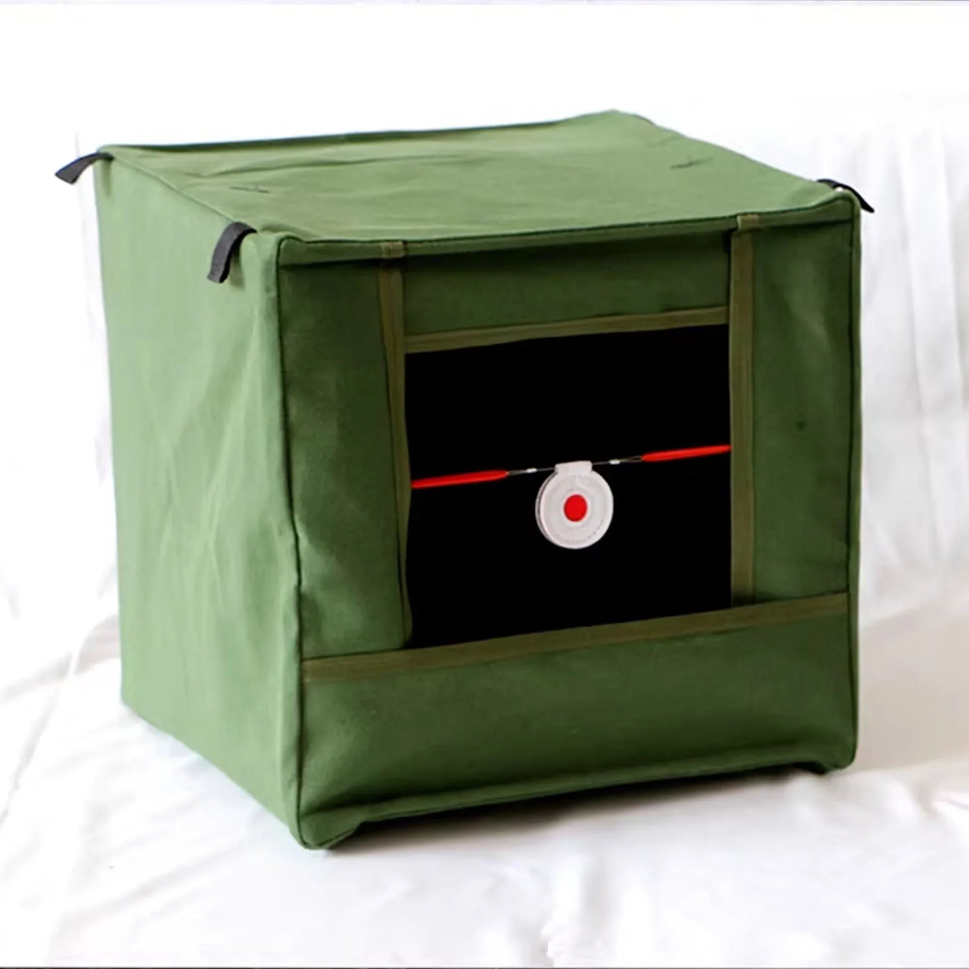 Coketor Foldable Slingshot Target Box - Thickened Canvas Backstop with Steel Ball Recovery System - Coketor