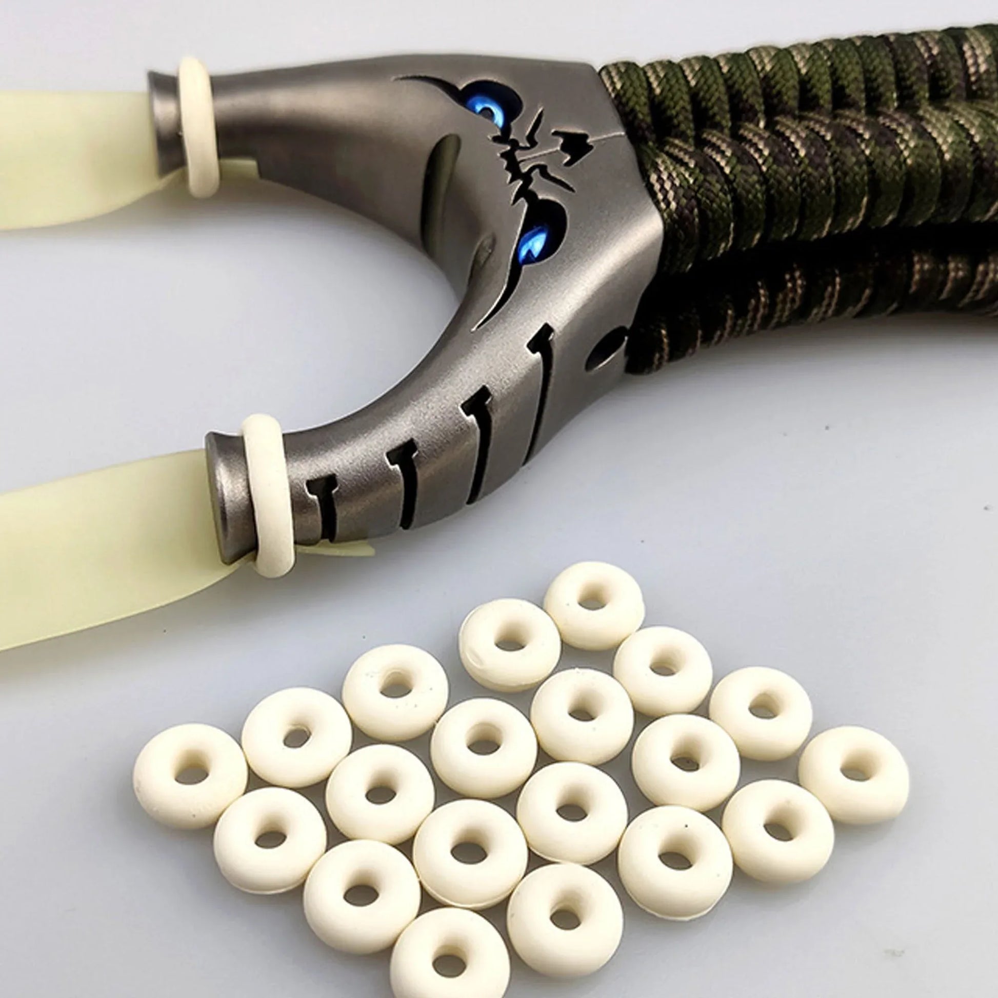Slingshot Rubber Grommets/Washers 10-Pack - Quick Change Band Rings (3.3mm x 10.5mm) | Coketor - Coketor