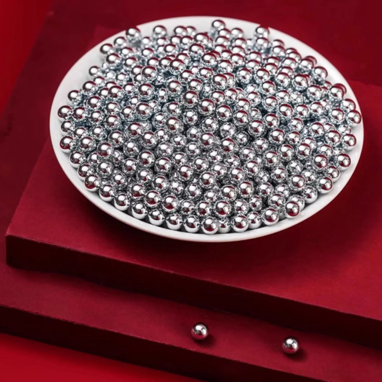 Coketor Professional Slingshot Steel Balls - Premium Solid Steel Ammunition (8mm/0.31"/8.5mm/0.33"/9mm/0.35", 100pcs/pack) - Coketor