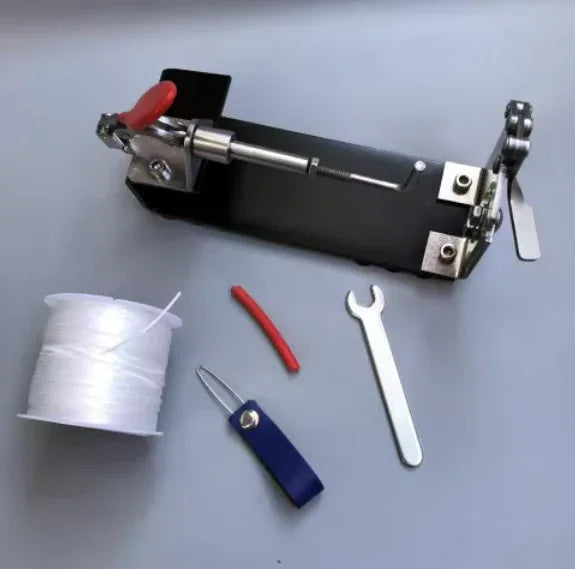 Coketor Slingshot Band Binding Tool - Desktop Figure-8 Buckle Ring Leather Binding Assistant - Coketor