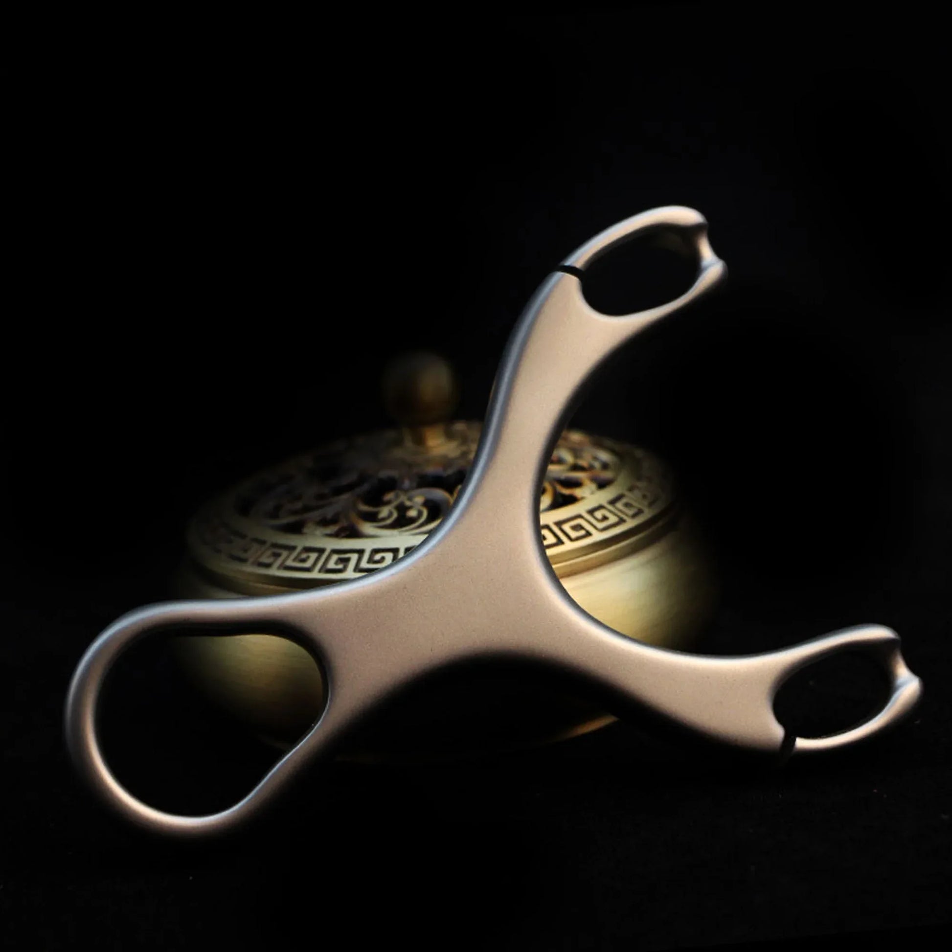 Coketor Premium Fork-Style Decorative Weapon - Stainless Steel & Wrapped Grip - Coketor