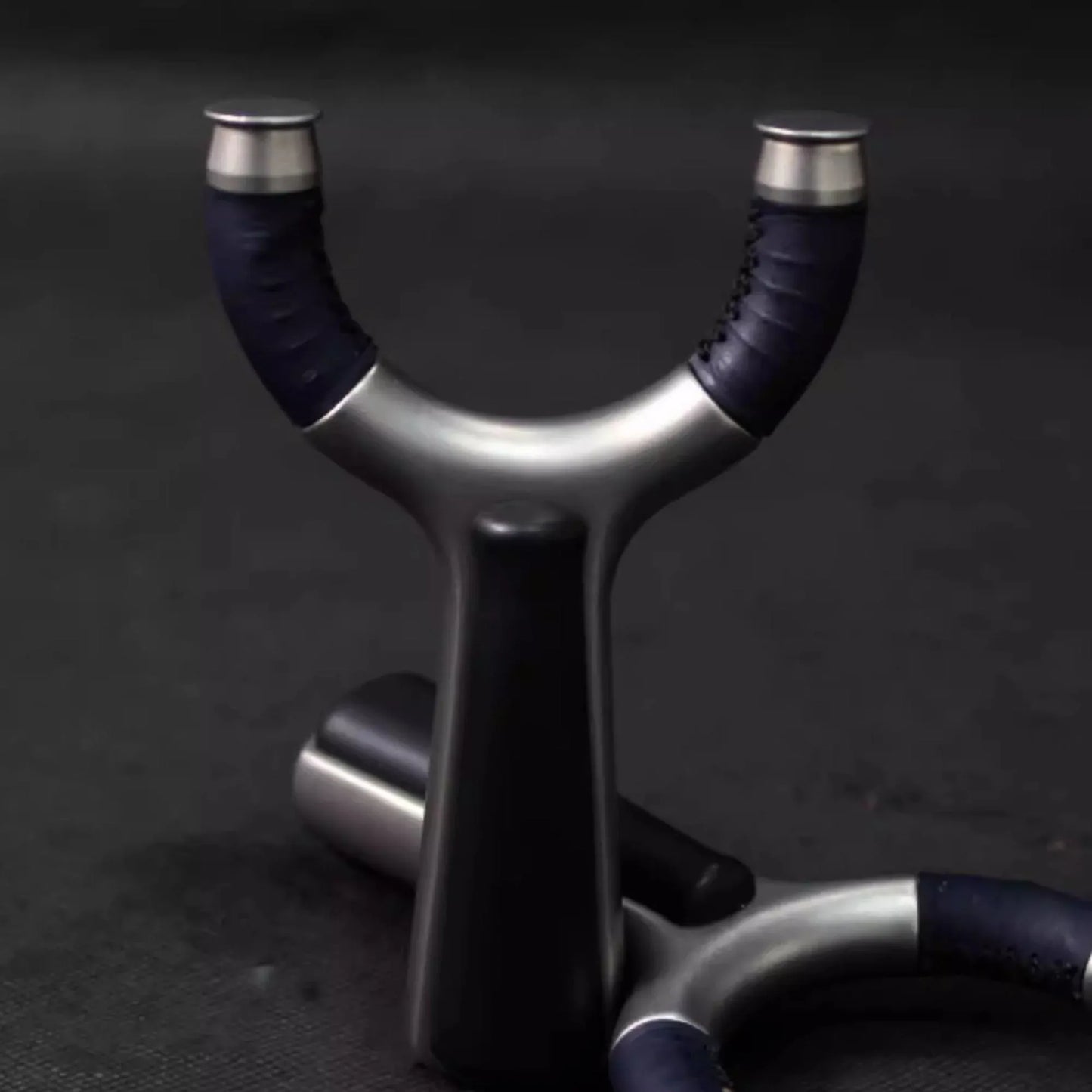 Coketor Blue Tiger Round Head Slingshot - Ultra-Hard Stainless Steel Professional Grade - Coketor