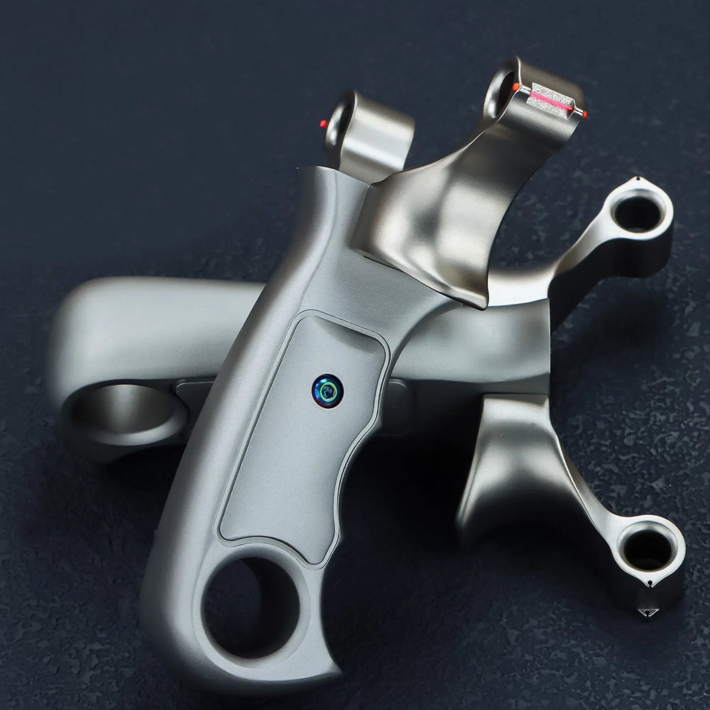 Coketor Iron Head Titan Single Card Slingshot - TC21 Titanium Alloy Professional Slingshot - Coketor