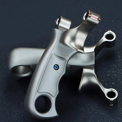 Coketor Iron Head Titan Single Card Slingshot - TC21 Titanium Alloy Professional Slingshot - Coketor