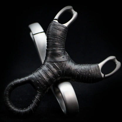 Coketor Premium Fork-Style Decorative Weapon - Stainless Steel & Wrapped Grip - Coketor