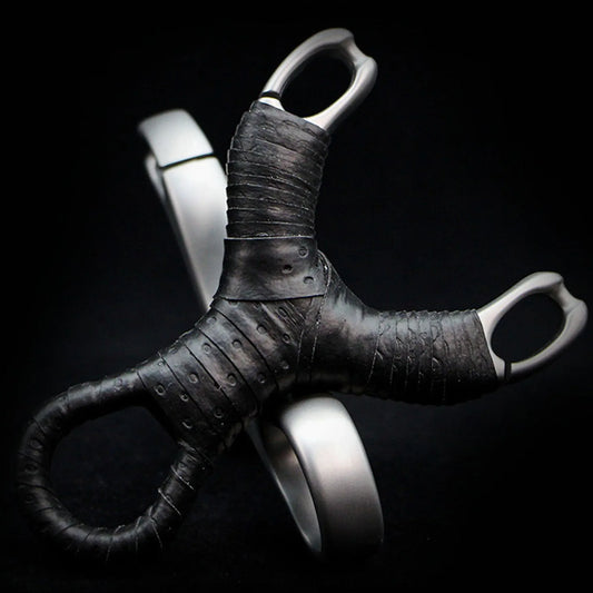 Coketor Premium Fork-Style Decorative Weapon - Stainless Steel & Wrapped Grip - Coketor