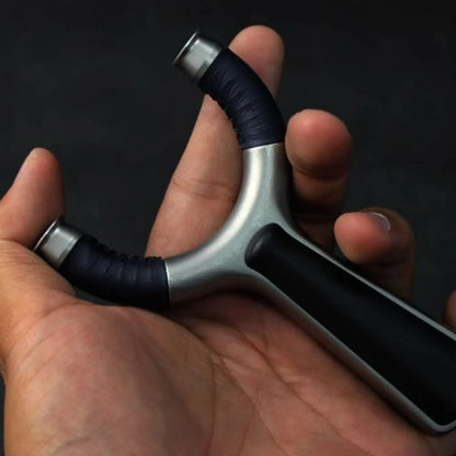 Coketor Blue Tiger Round Head Slingshot - Ultra-Hard Stainless Steel Professional Grade - Coketor