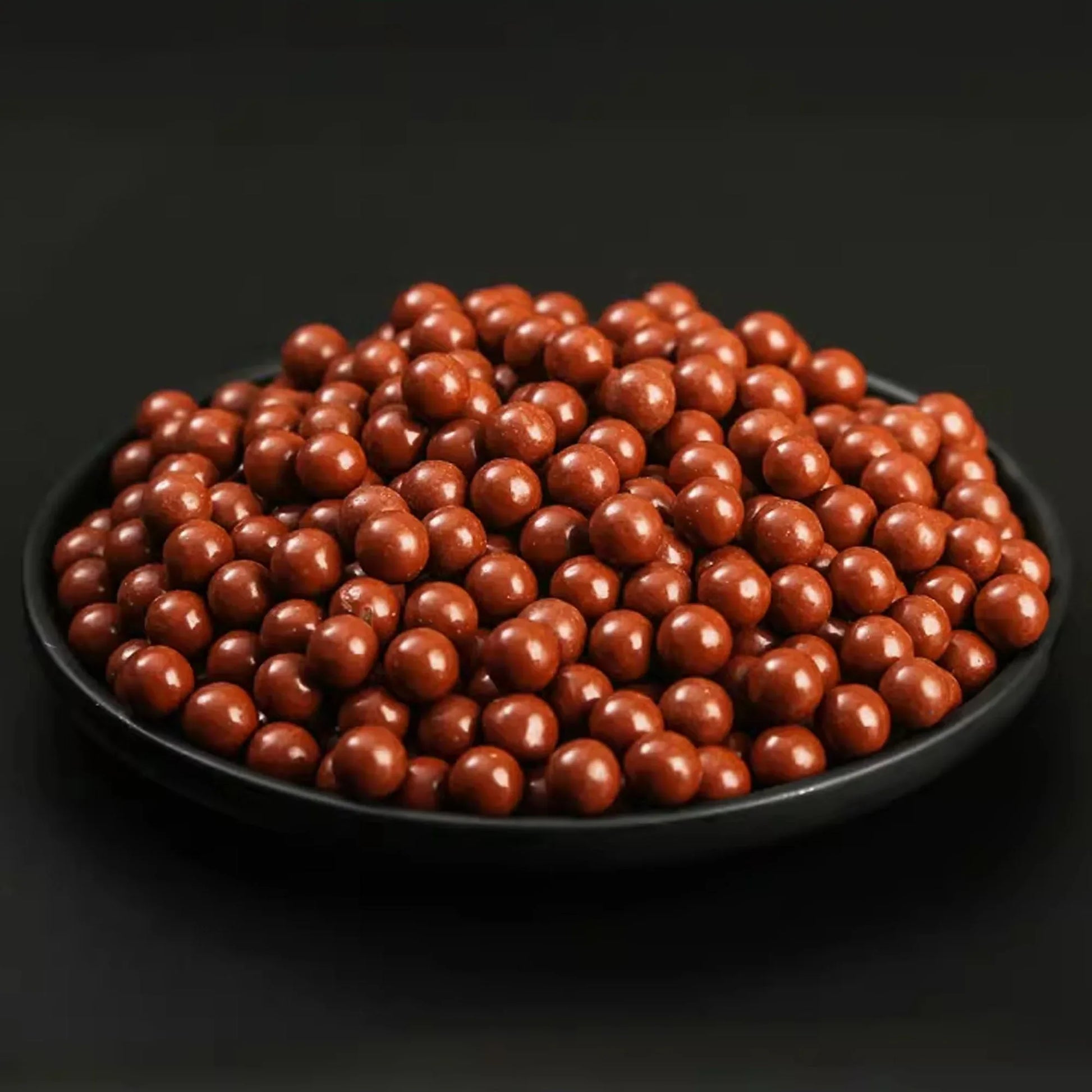 Coketor Solid Brown-Red Slingshot Clay Balls - Safe Competition Weighted Non-Fading Eco-Friendly Ammunition (8-9mm/10-11mm, 200pcs/bag) - Coketor