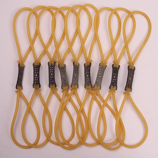 Traditional Slingshot Rubber Tubes 5-Pack - High Elasticity Latex Tubing (1636/2040/1842/1745) | Coketor - Coketor